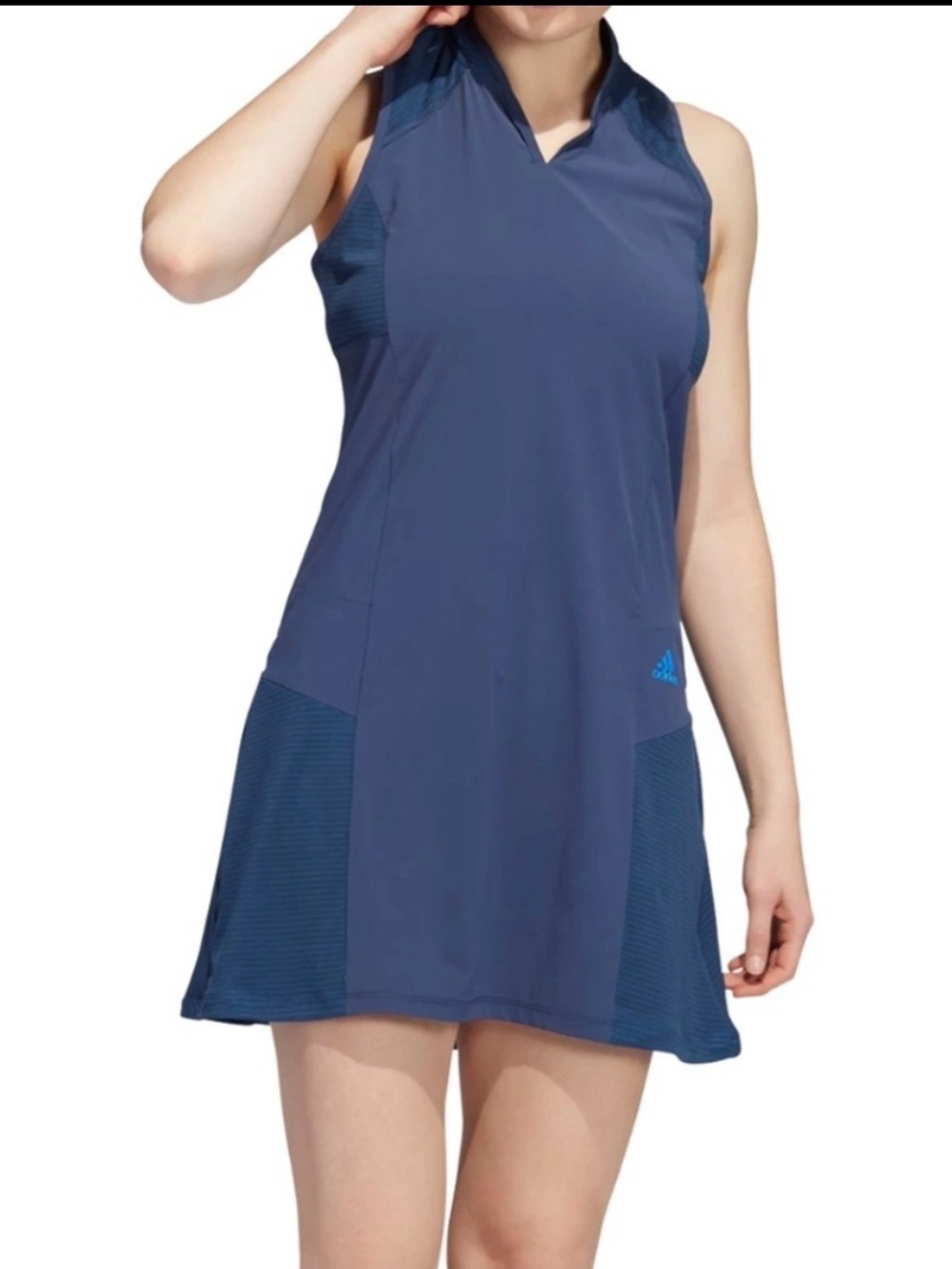 Adidas  Golf Dress Medium Navy Blue Sleeveless Athletic Tennis Golf - Picture 2 of 5
